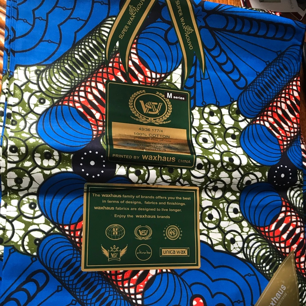 African whole six yard print